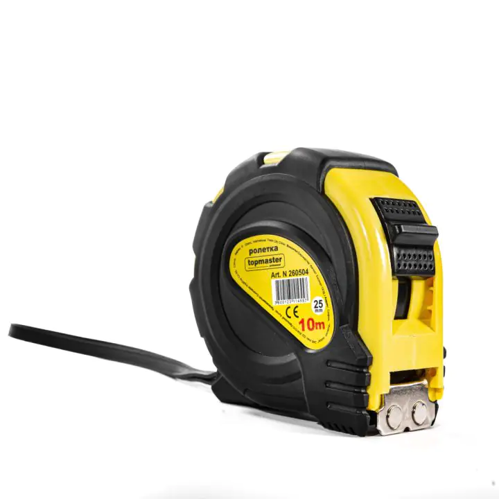 Ролетка с магнит. накр. 25mm х 10m Topmaster Professional, (35926702)