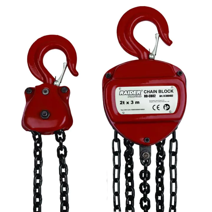 Лебедка с верига 2tх3m RAIDER RD-CB02, (35926895)