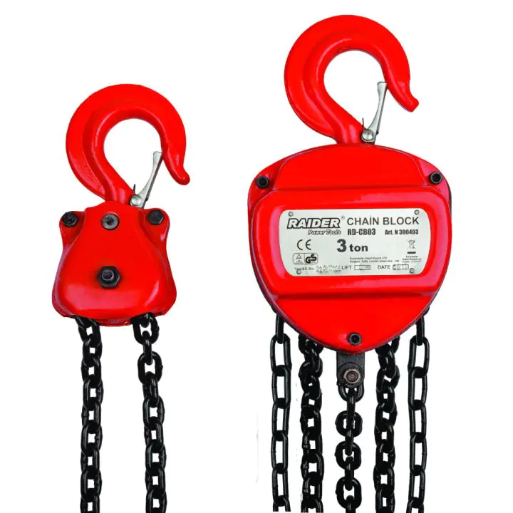 Лебедка с верига 3tх3m RAIDER RD-CB03, (35926896)