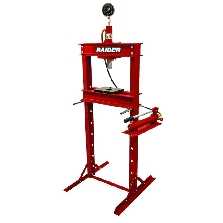 Преса хидравлична 12t с манометър RAIDER RD-HP03, (35926903)