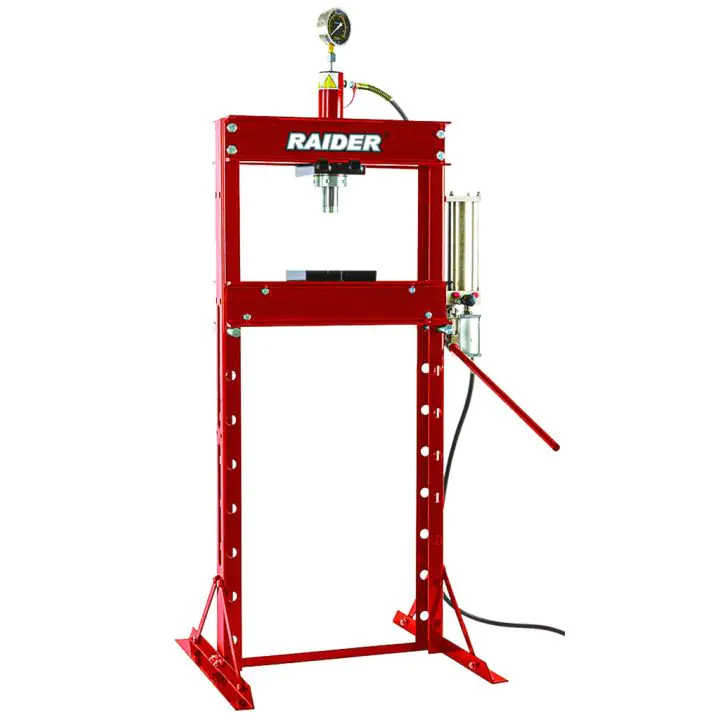 Преса пневматична 20t с манометър RAIDER RD-HP05, (35926905)