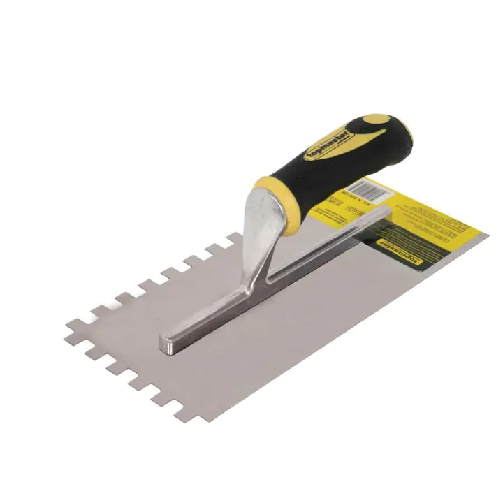 Маламашка пластмасова дръжка 280х130mm с гребен 8x8 Topmaster Professional, (35926950)