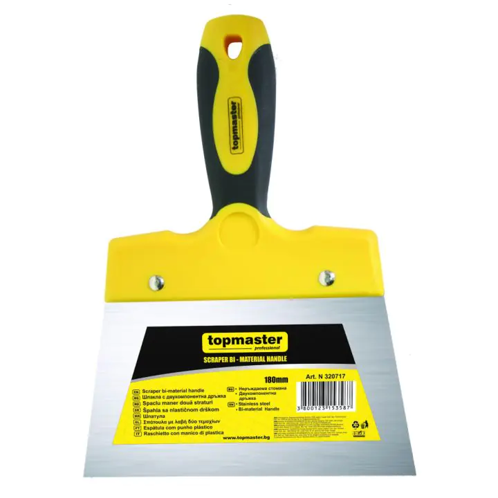 Шпакла пластмасова дръжка 180mm Topmaster Professional, (35926978)