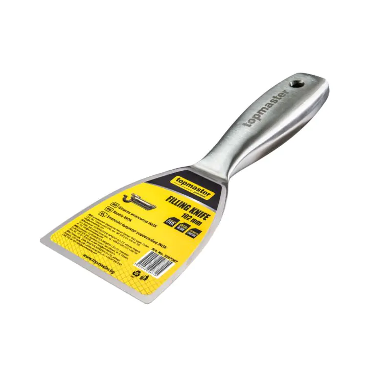 Шпакла монолитна INOX 102мм Topmaster Professional, (35929859)