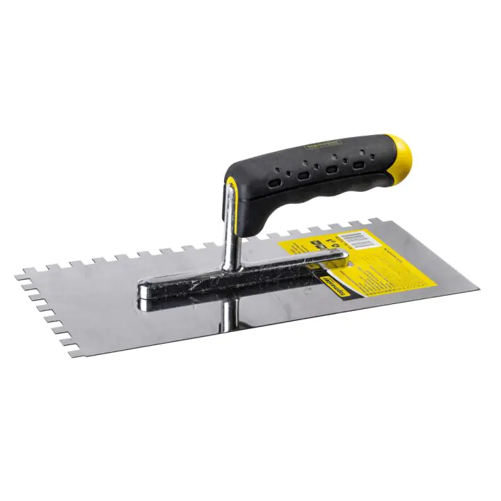 Маламашка нер. стомана 280Х130mm с гребен 6X6 Topmaster Professional, (35927036)