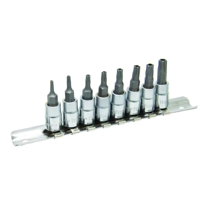 Накрайници вложки к-т 1/4"8бр размери TS8-40 Topmaster Professional, (35927136)