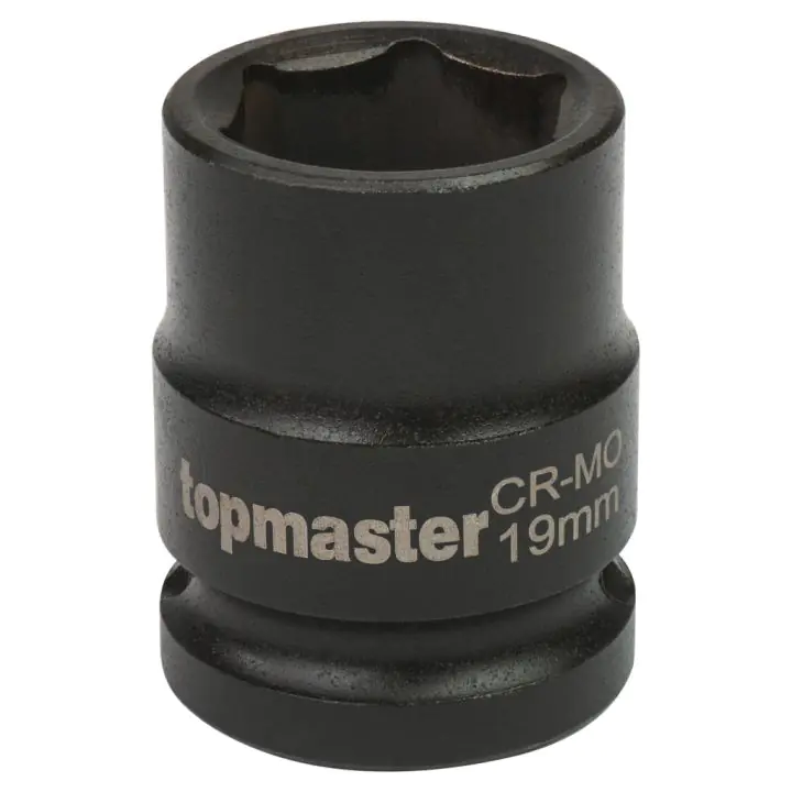 Вложка ударна 6 стенна 1/2"х19mm Topmaster Professional, (35927178)