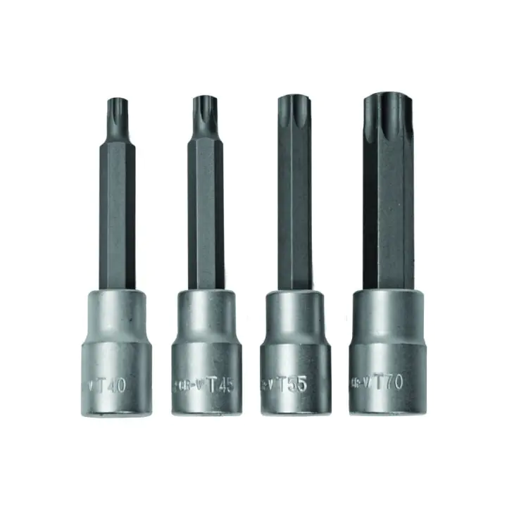 Вложки с накрайник 1/2"T40-T70 CR-V 4 бр Topmaster Professional, (35927239)