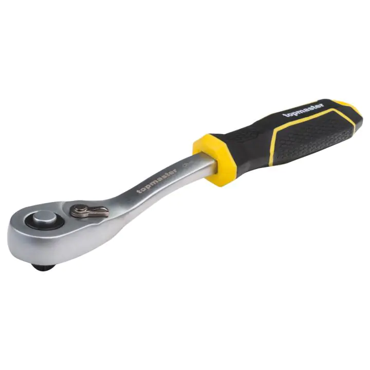 Тресчотка извита 1/4" 90з. CR-V Topmaster Professional, (35930690)