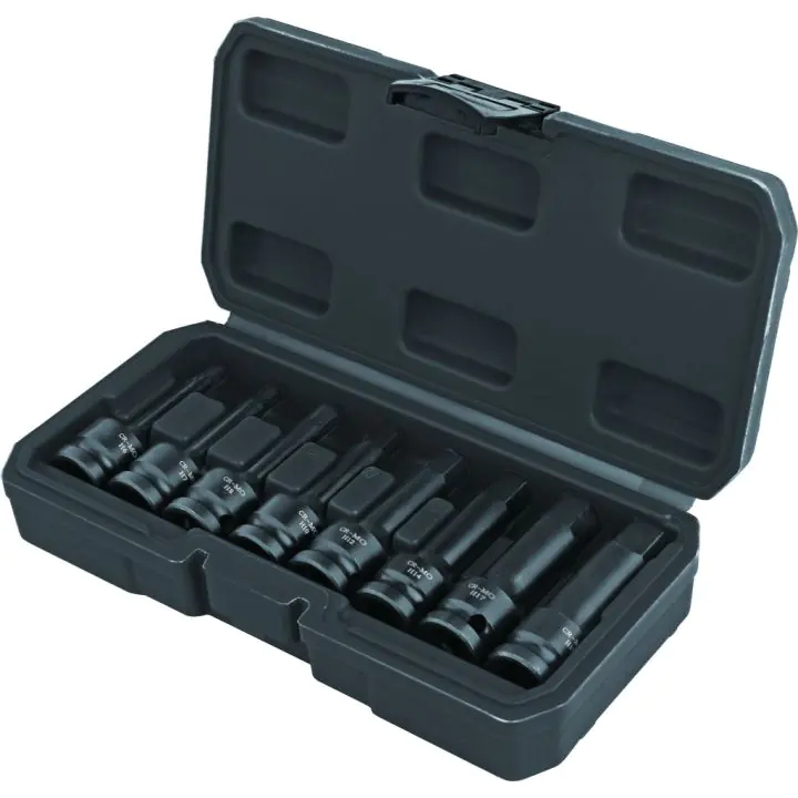 Накрайници вложки к-т 8 pcs H6-H19 CR-Mo Topmaster Professional, (35927611)