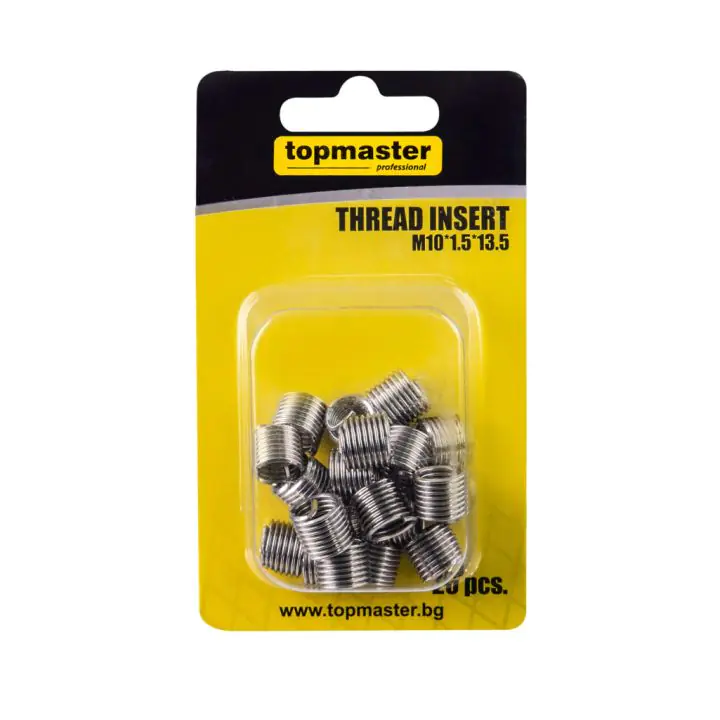Резбови приставки M10*1.5*13.5, 20бр. Topmaster Professional, (35929652)
