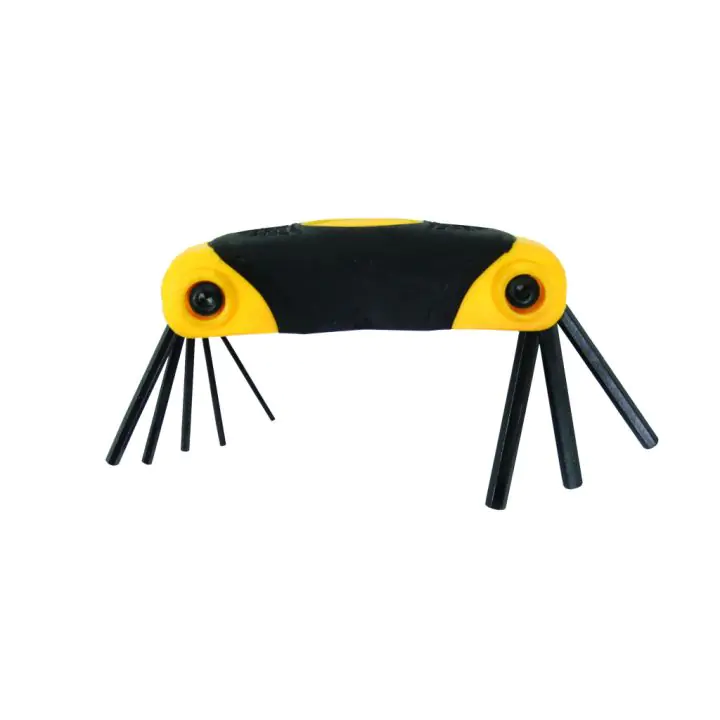 Шестограми 1.5-6.0mm к-т 8бр сгъваеми CR-V Topmaster Professional, (35928099)