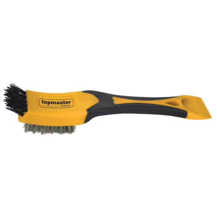 Четка телена 2 в 1 неръждаема стомана 200mmTopmaster Professional, (35928156)