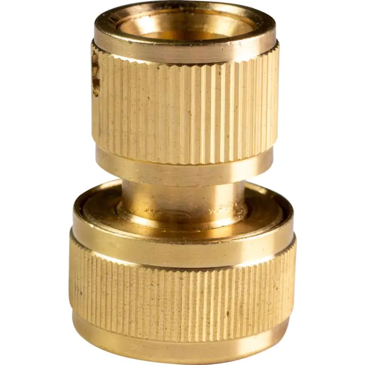 Накрайник за маркуч 3/4" със стопер месингов TG GADGET, (35928179)