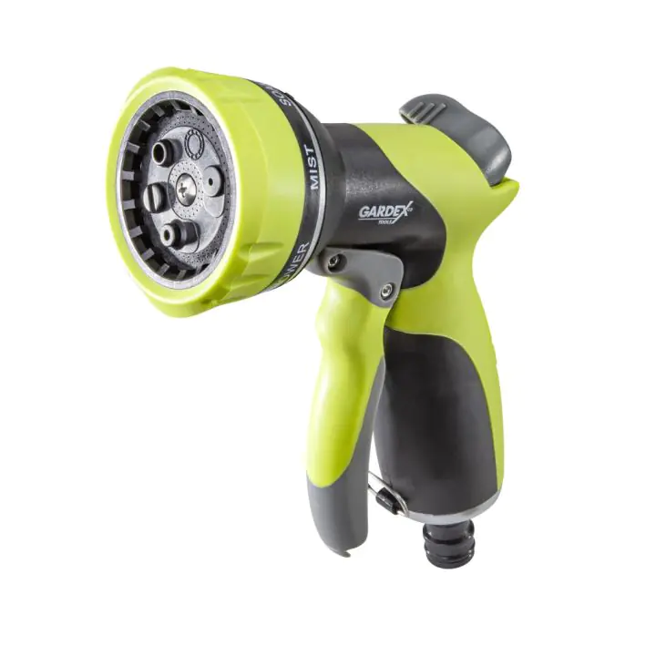 Пистолет поливен LUXE с 2-компонентен корпус, 6 функции GARDEX, (35929476)