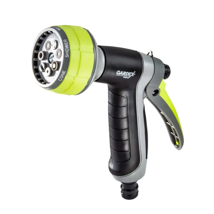 Пистолет поливен STRONG с метален корпус, 7 функции GARDEX, (35929477)