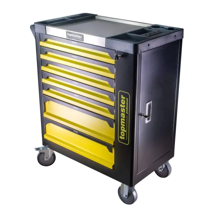 Количка за инструменти 7 чекмеджета 182 части Topmaster Professional, (35928224)