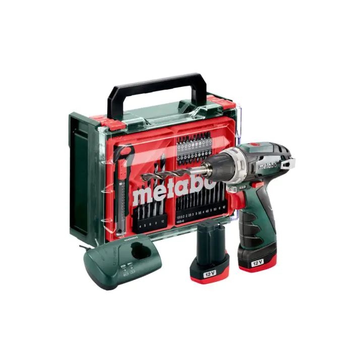 Винтоверт акум. 12V 34Nm METABO POWERMAXX BS 2x2Ah SET, (35930685)