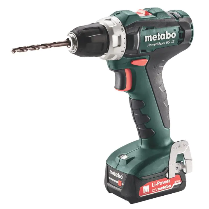 Винтоверт акум. 12V 40Nm METABO POWERMAXX BS 12 2x2Ah, (35928871)