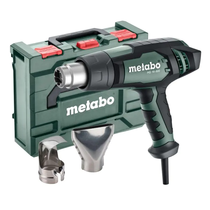 Пистолет за горещ въздух 1600W METABO HG 16-500 в metaBOX, (35928877)