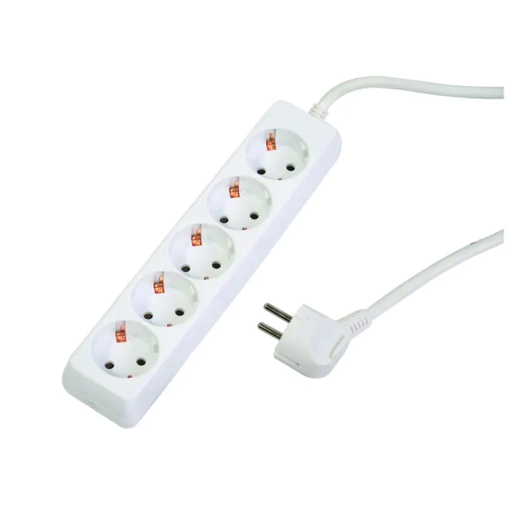 Разклонител 5 гнезда с кабел 3.0m х1.5mm2 MK, (35929346)