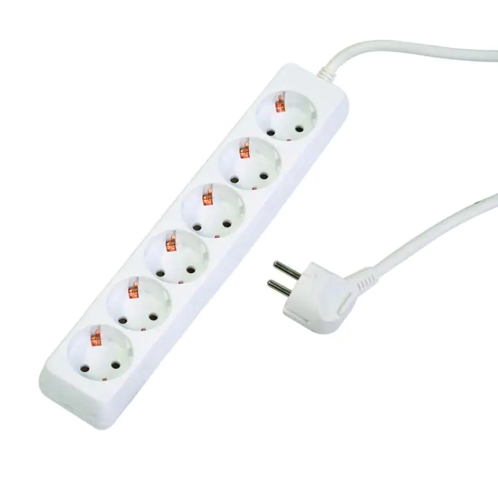 Разклонител 6 гнезда с кабел 1.5m х1.5mm2 MK, (35929348)