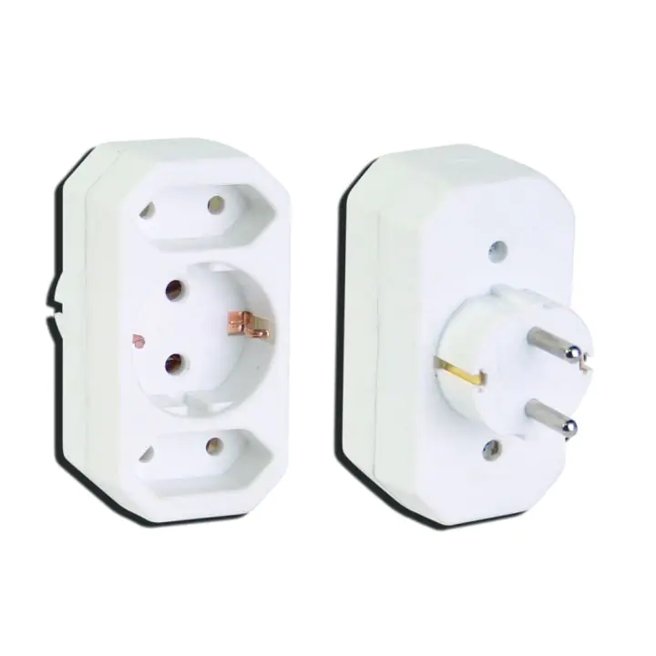 Разклонител троен 1 шуко/2 евро MK, (35929355)