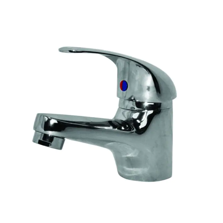 Смесител стоящ едноръкохватков къс чучур TopChrome, (35929380)