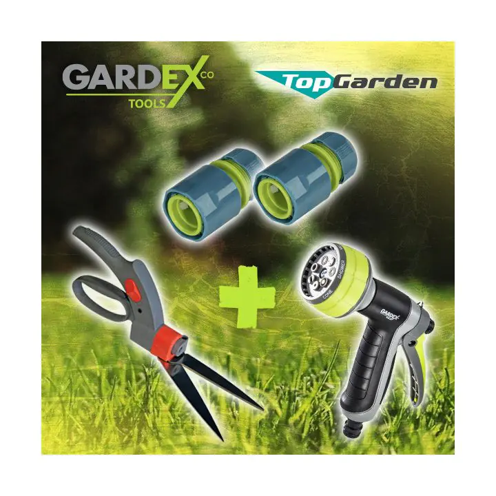 Промо пакет-Ножица за трева,Конектор,Накрайник,Пистолет поли, (35930814)