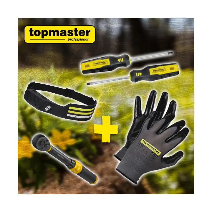 Промо пакет-Динамометр.ключ,Челник,К-т отвертки,Ръкавици, (35930820)