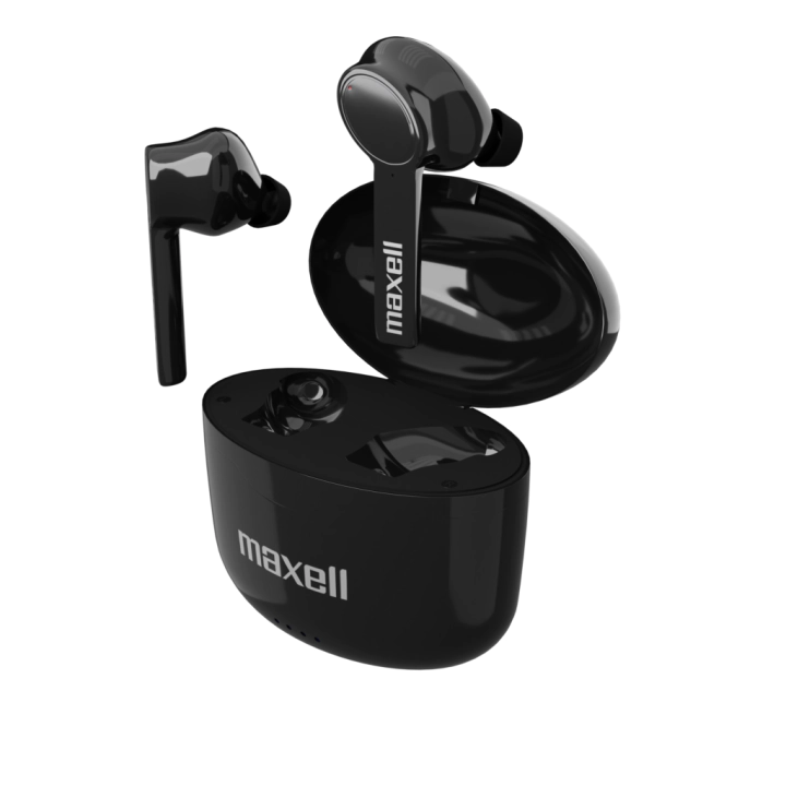Блутут слушалки Maxell Bass13 TWS, True Wireless, Bluetooth 5.0, Черни, (35934128)