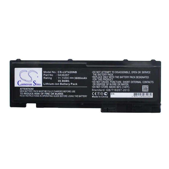 Батерия за лаптоп Lenovo ThinkPad T420s T420si T430s 42T4846, 11.1V, 3600mA CAMERON SINO, (35936153)