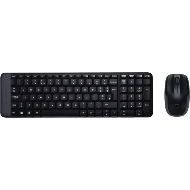 Kомплект безжични клавиатура с мишка Logitech MK220, (35933344)