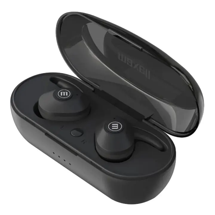Блутут слушалки Maxell MINI DUO, True Wireless, Bluetooth 5.0, Черни, (35934129)