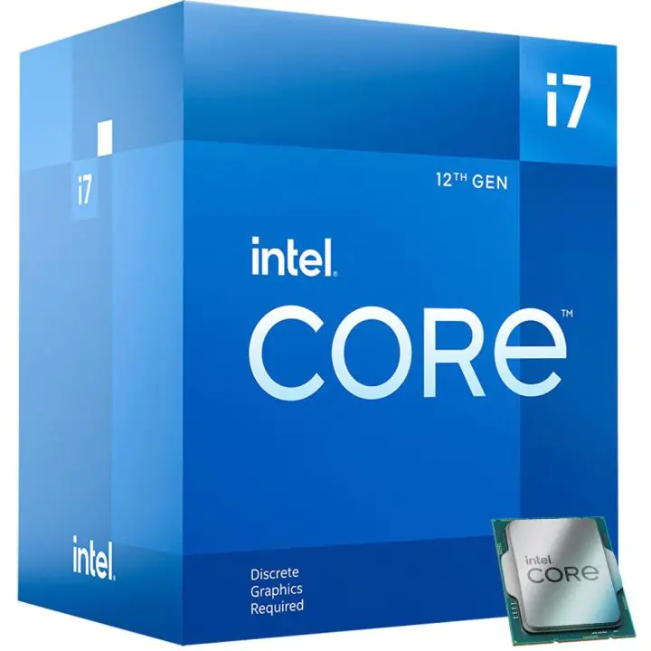 Процесор Intel Alder Lake Core i7-12700F, 12 Cores, 3.60 GHz, 25MB, LGA1700, 65W, BOX, (35935038)