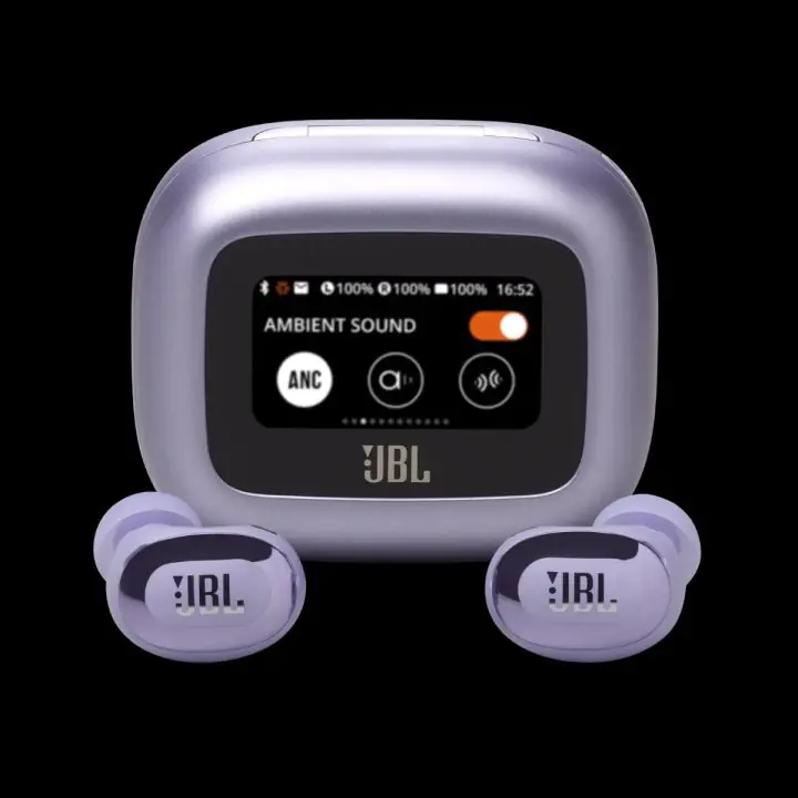 Блутут слушалки-тапи JBL Live Buds 3 - Лилав, (35940265)