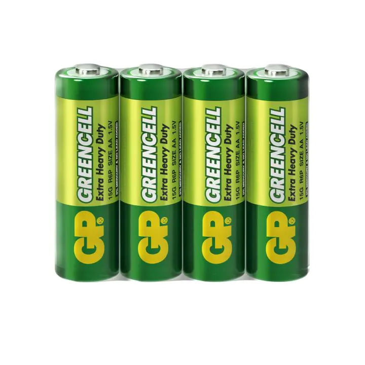Цинк карбонова батерия GP R6 GREENCELL 15G-S4 /4 бр. в опаковка/ shrink 1.5V, (35933887)