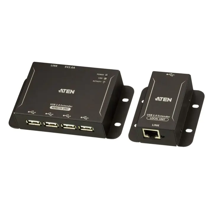 USB Extender ATEN UCE3250, 4 порта, USB 2.0, CAT 5, до 50m, (35937448)