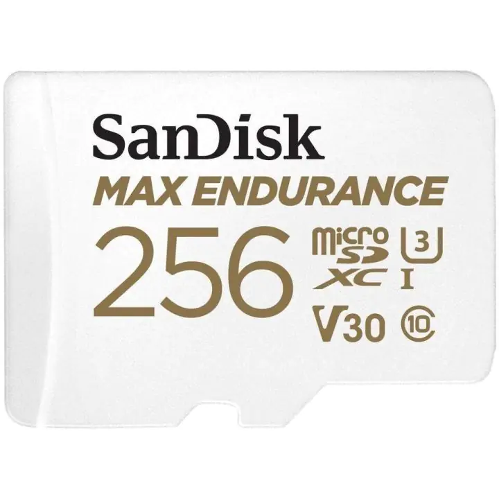 Карта памет SANDISK MAX Endurance, SD Адаптер, micro SDXC UHD, V30, 256GB, Class 10, (35938980)