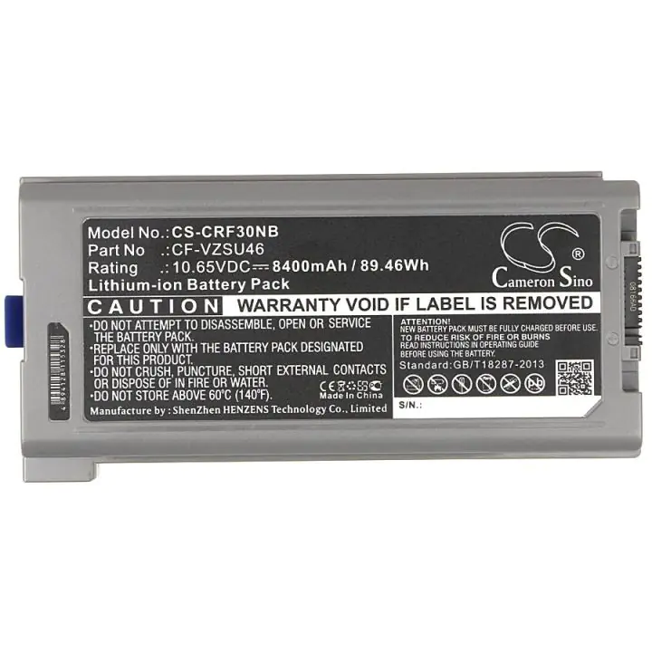 Батерия за лаптоп Panasonic Toughbook CF-30, CF-31, CF-53 CF-VZSU46 10,65V 8400mAh CAMERON SINO, (35937442)