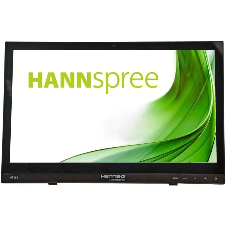 Тъч монитор HANNSPREE HT 161 HNB, TFT, 15.6 inch, Whide, HD Ready, D-Sub, HDMI, 10 Point Touch, Черен, (35933138)