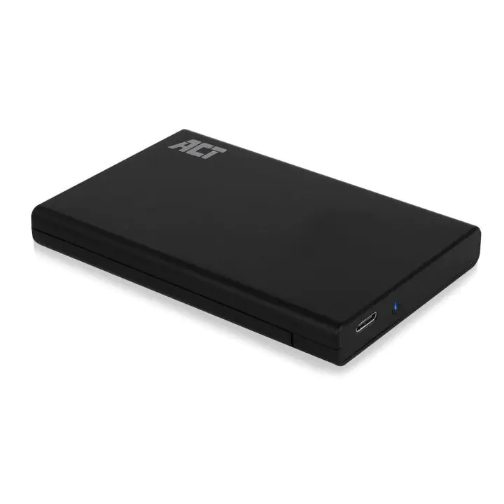 Чекмедже за твърд диск ACT AC1225, SATA, 2.5', USB-C 3.2 Gen2, Черен, (35935967)