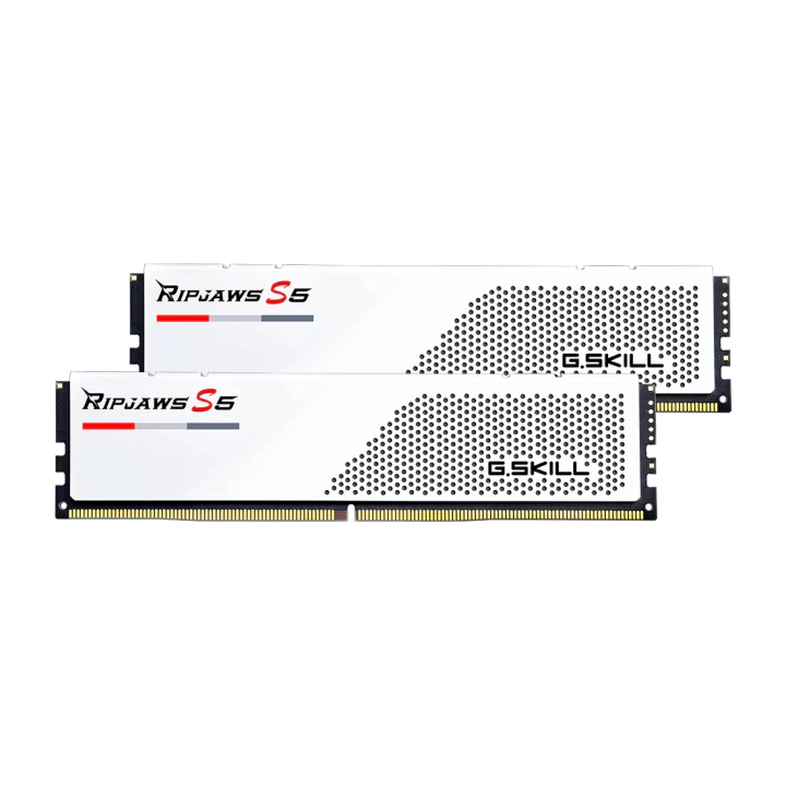 Памет G.SKILL Ripjaws S5 White 64GB(2x32GB) DDR5 6000MHz - Intel XMP, (35939221)