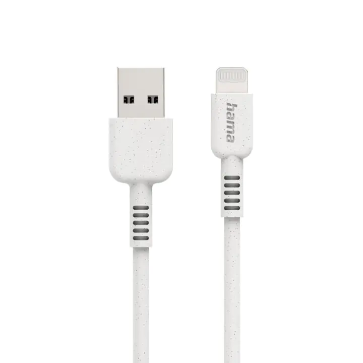 Кабел за зареждане HAMA 'Eco', USB-A - Lightning, 1 м, 187283, (35937231)
