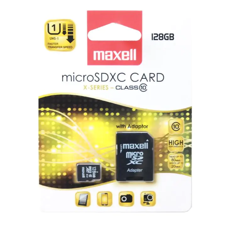 Карта памет Maxell micro SDXC, 128GB, (35934127)
