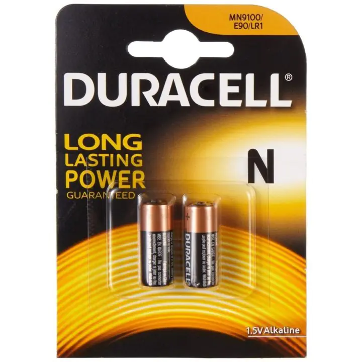 Алкална батерия DURACELL LR-1 /2 бр. в опаковка/ 1.5V, (35936456)