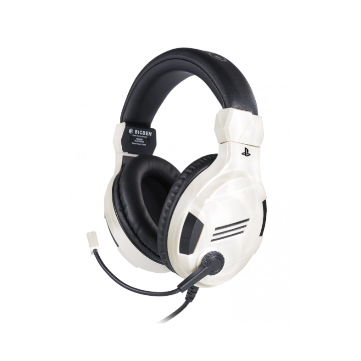 Геймърски слушалки Nacon Bigben PS4 Official Headset V3 White, Микрофон, Бял, (35934005)
