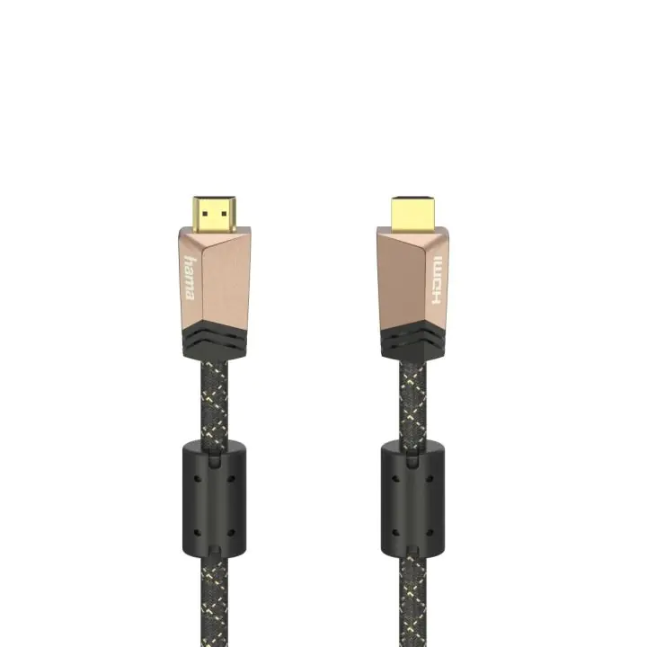 Кабел HAMA Premium, HDMI мъжко - HDMI мъжко, 1.5 м, Ферит, Позлатени конектори, (35934085)