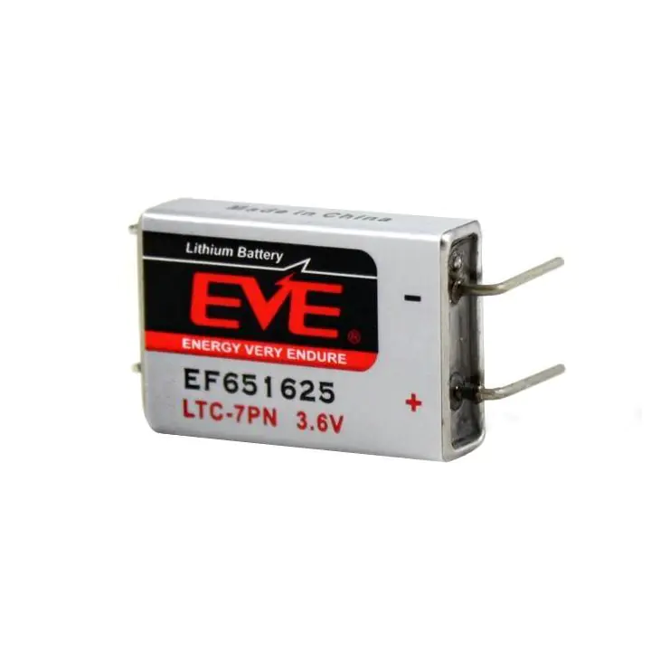Литиево тионилхлоридна батерия LTC-7PN EP651625 industrial 3,6V 750mAh EVE BATTERY, (35934458)