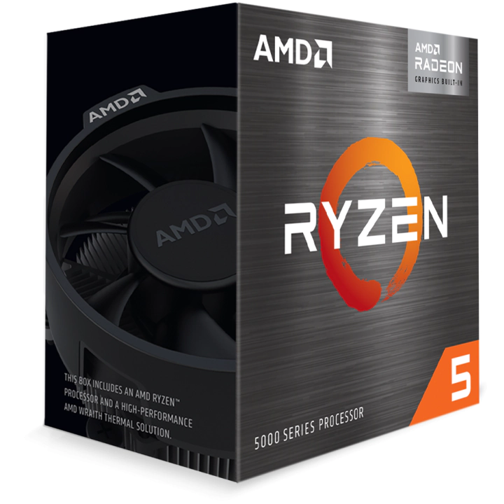 Процесор AMD Ryzen 5 5600G, 3.9GHz(Up to 4.4GHz), 65W, AM4, (35934585)